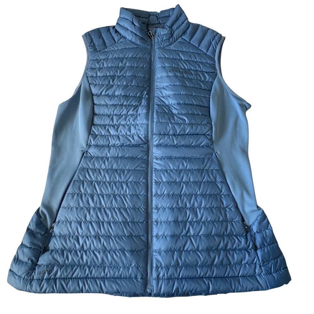 Eddie Bauer First Ascent Women’s EB800 Down Vest – Icy Blue (M) GORPCORE